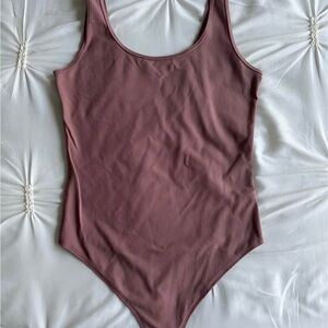 Abercrombie & Fitch Mauve Sleeveless Bodysuit